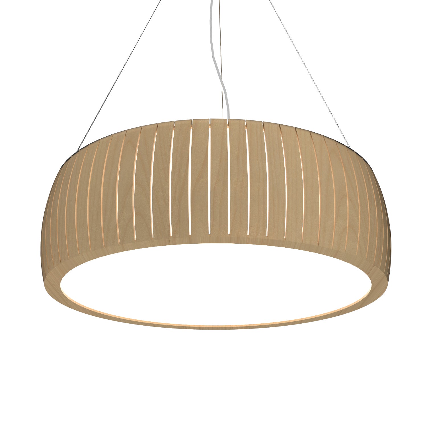 Accord Lighting - 1110.34 - Three Light Pendant - Barrel - Maple