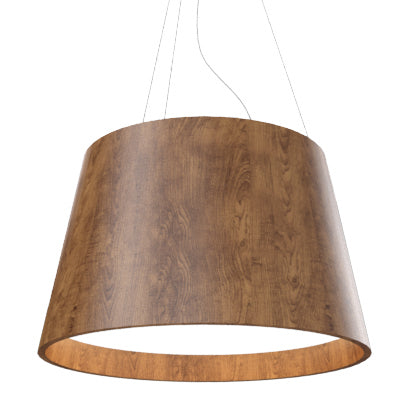 Accord Lighting - 1145.06 - Three Light Pendant - Conical - Imbuia