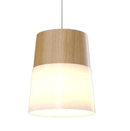 Accord Lighting - 1151.09 - One Light Pendant - Conical - Louro Freijo