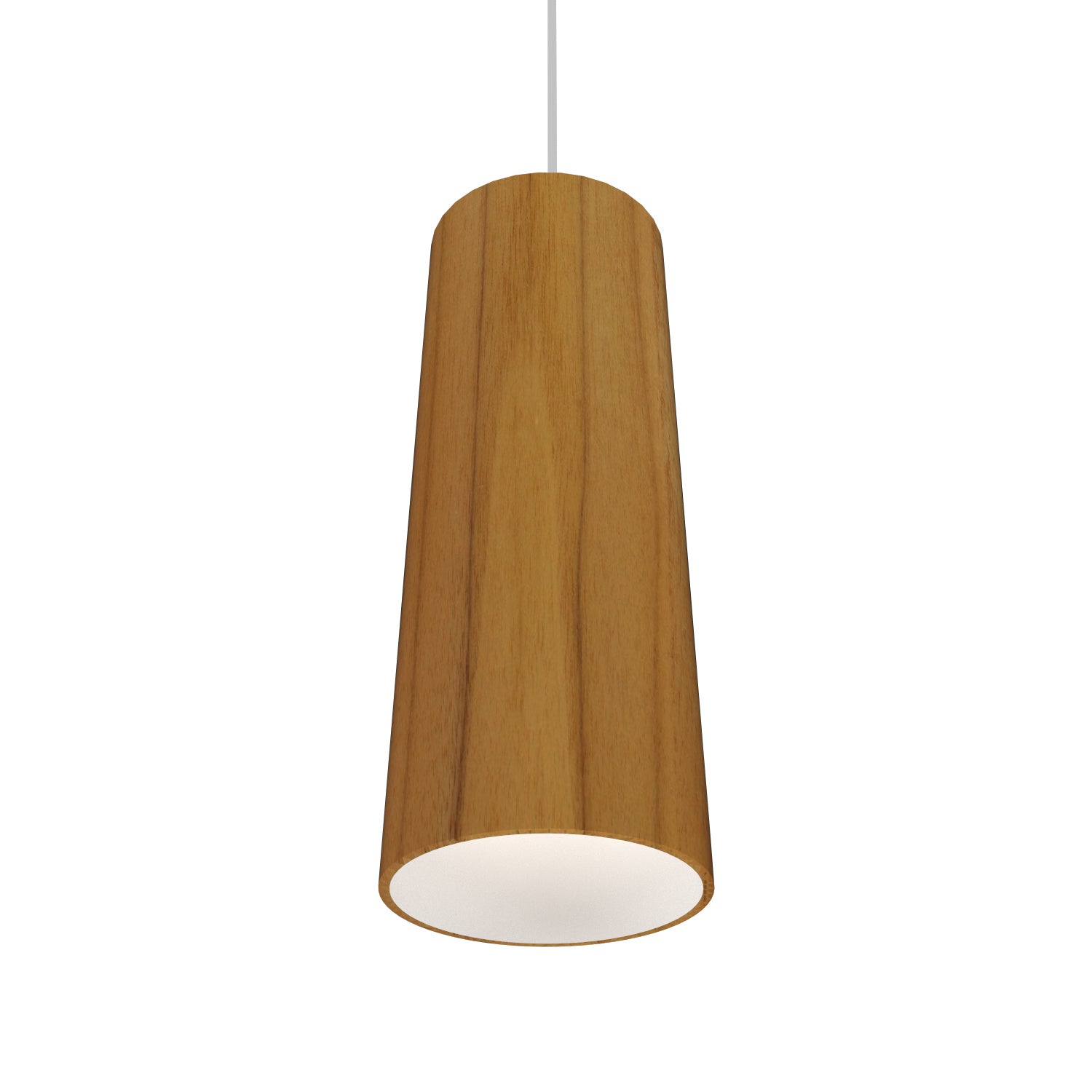 Accord Lighting - 116.12 - One Light Pendant - Conical - Teak