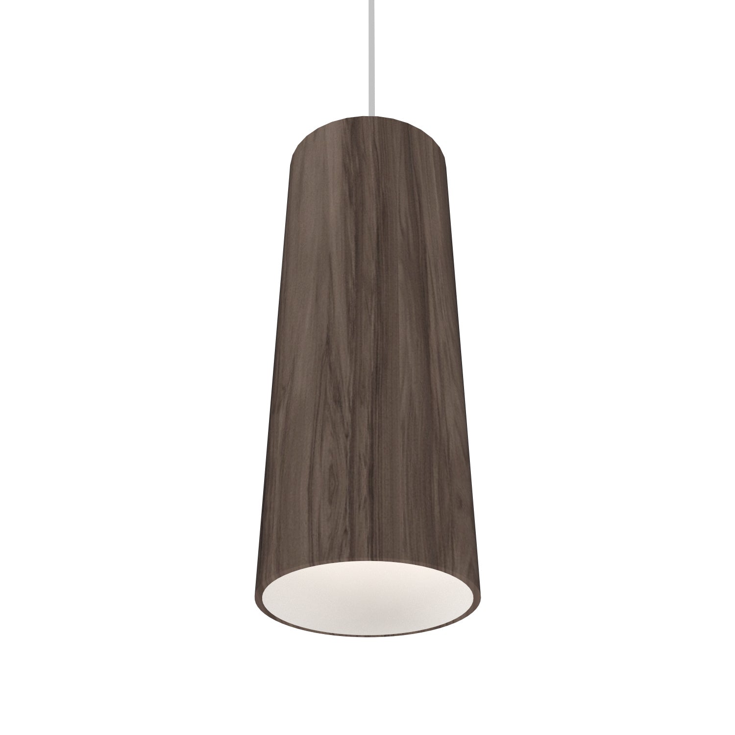 Accord Lighting - 116.18 - One Light Pendant - Conical - American Walnut