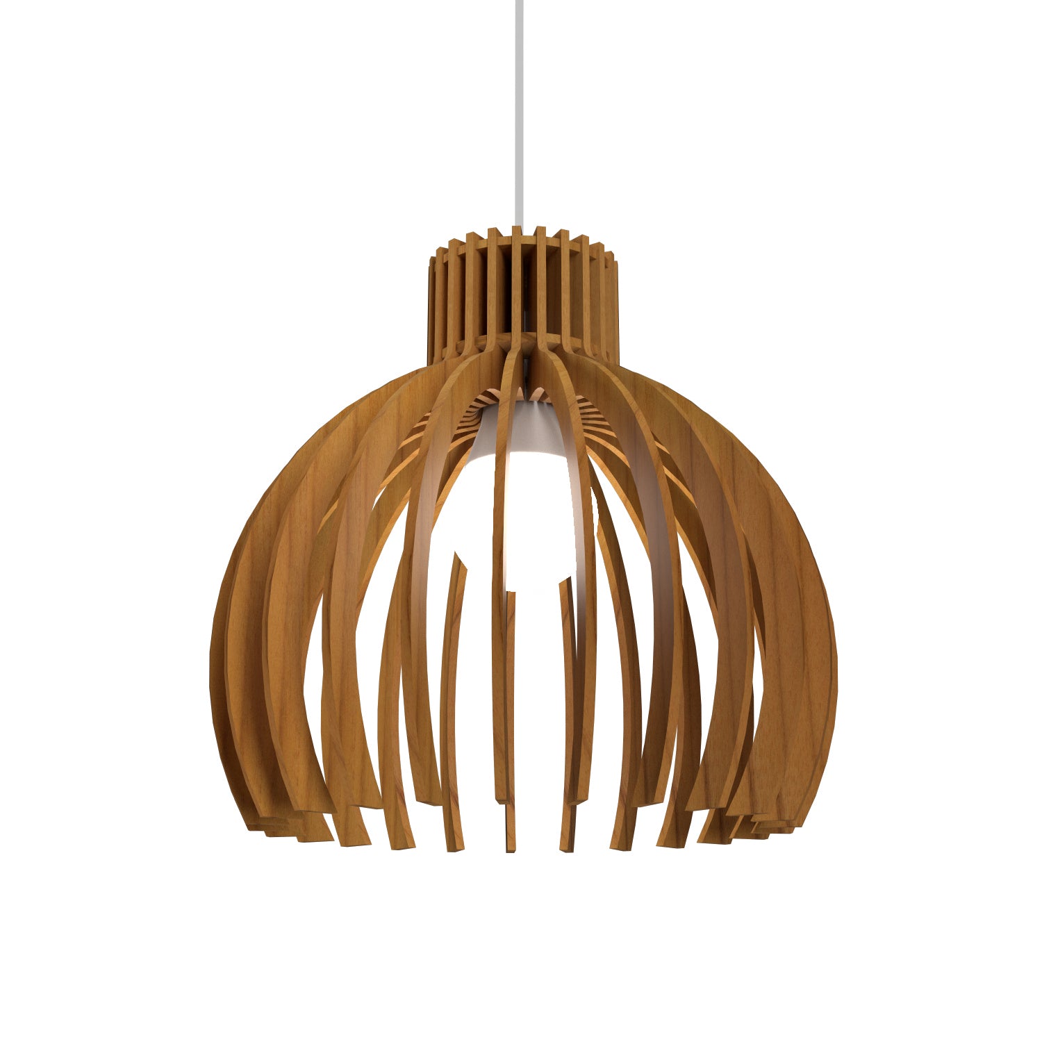 Accord Lighting - 1180.12 - One Light Pendant - Stecche di Legno - Teak