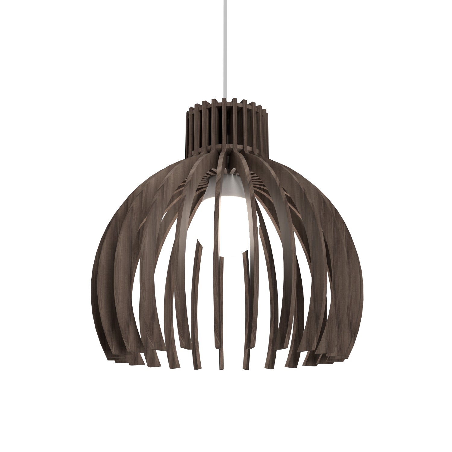 Accord Lighting - 1180.18 - One Light Pendant - Stecche di Legno - American Walnut