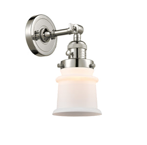 Innovations - 203SW-PN-G181S - One Light Wall Sconce - Franklin Restoration - Polished Nickel