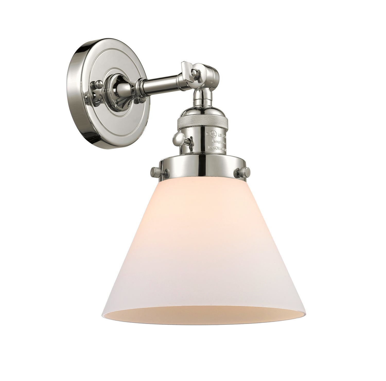 Innovations - 203SW-PN-G41 - One Light Wall Sconce - Franklin Restoration - Polished Nickel