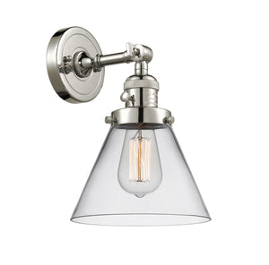 Innovations - 203SW-PN-G42 - One Light Wall Sconce - Franklin Restoration - Polished Nickel