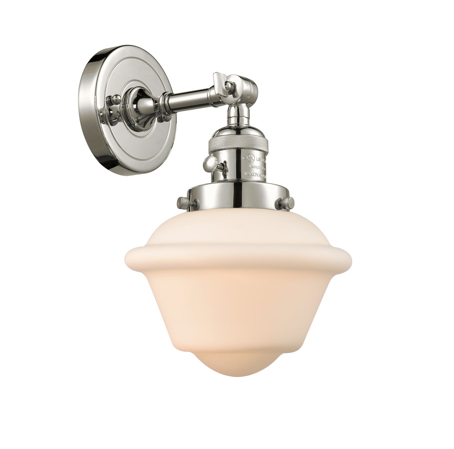 Innovations - 203SW-PN-G531 - One Light Wall Sconce - Franklin Restoration - Polished Nickel