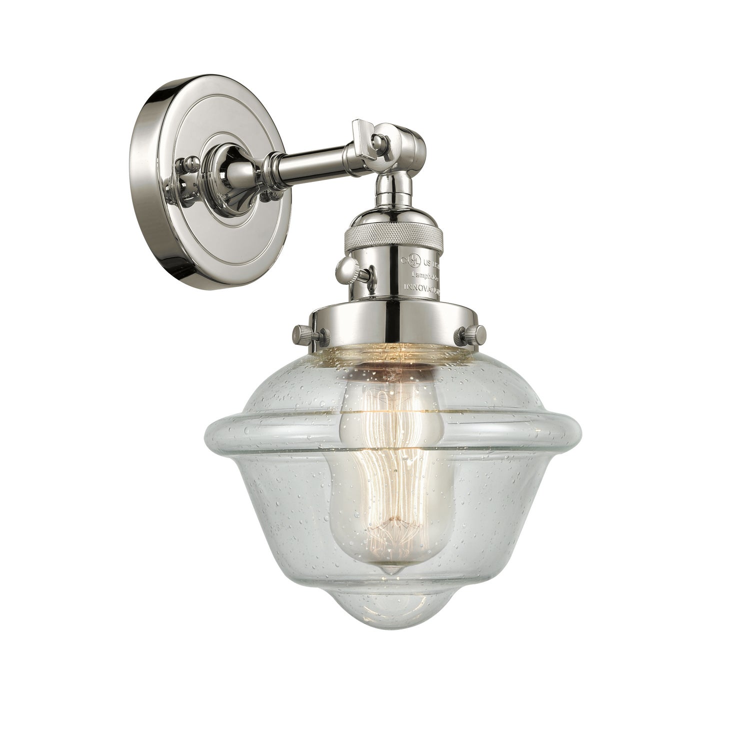 Innovations - 203SW-PN-G534 - One Light Wall Sconce - Franklin Restoration - Polished Nickel