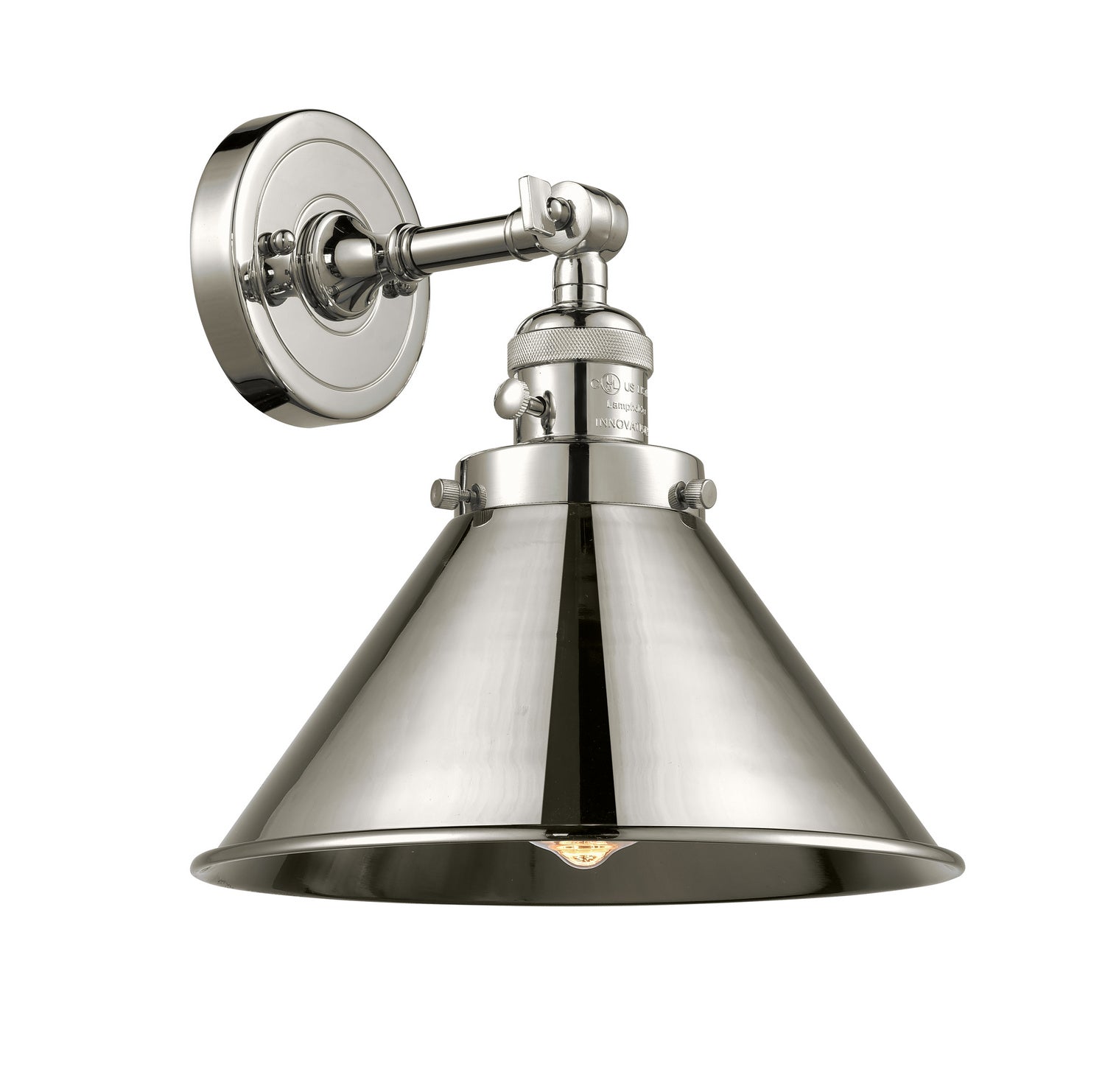 Innovations - 203SW-PN-M10-PN - One Light Wall Sconce - Franklin Restoration - Polished Nickel