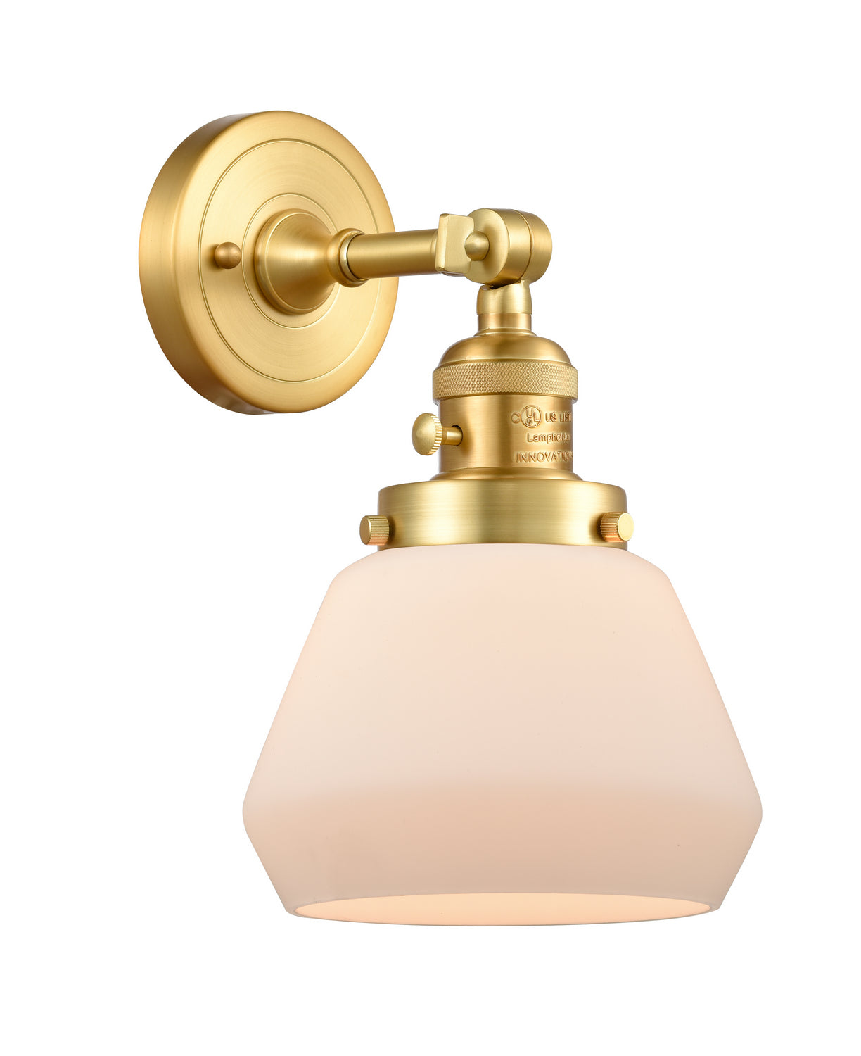 Innovations - 203SW-SG-G171 - One Light Wall Sconce - Franklin Restoration - Satin Gold