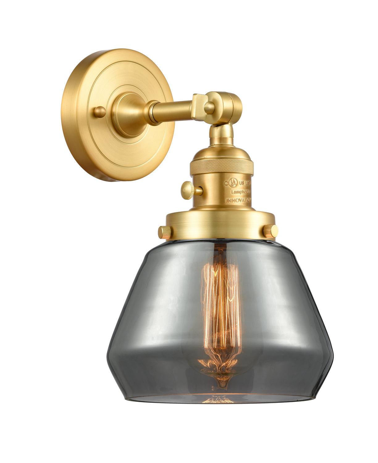 Innovations - 203SW-SG-G173 - One Light Wall Sconce - Franklin Restoration - Satin Gold