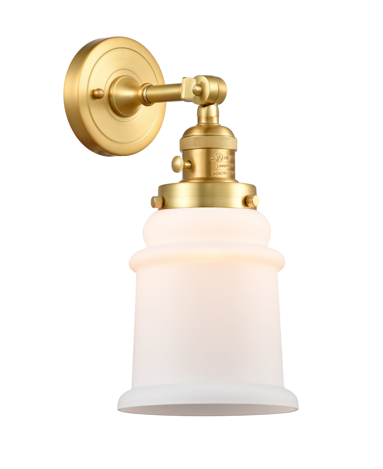 Innovations - 203SW-SG-G181 - One Light Wall Sconce - Franklin Restoration - Satin Gold