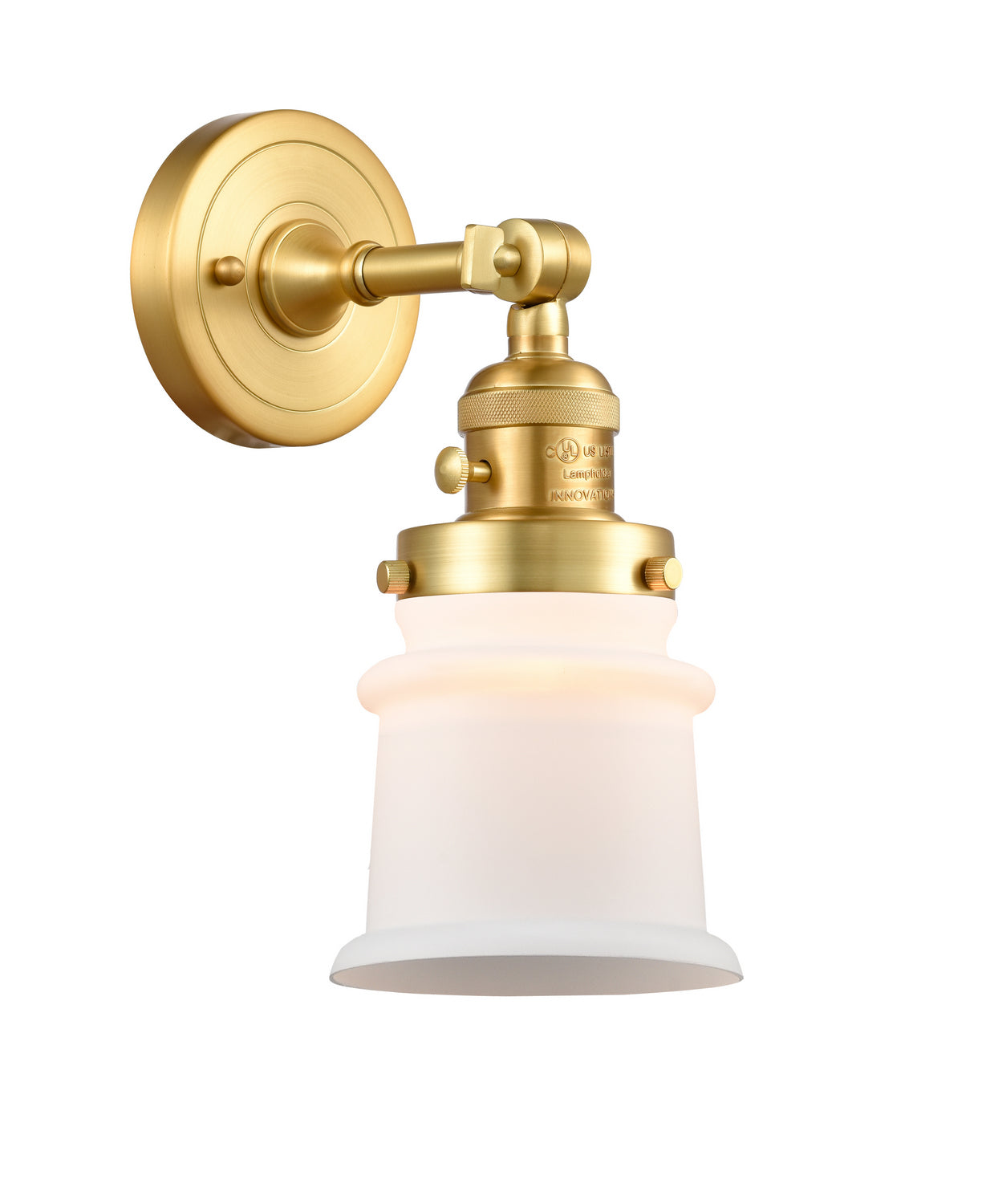 Innovations - 203SW-SG-G181S - One Light Wall Sconce - Franklin Restoration - Satin Gold