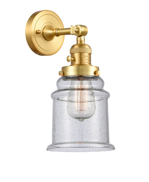 Innovations - 203SW-SG-G184 - One Light Wall Sconce - Franklin Restoration - Satin Gold