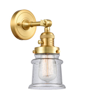 Innovations - 203SW-SG-G184S - One Light Wall Sconce - Franklin Restoration - Satin Gold