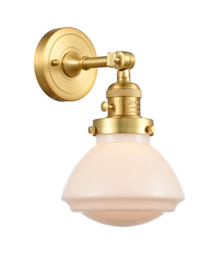 Innovations - 203SW-SG-G321 - One Light Wall Sconce - Franklin Restoration - Satin Gold