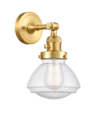 Innovations - 203SW-SG-G324 - One Light Wall Sconce - Franklin Restoration - Satin Gold