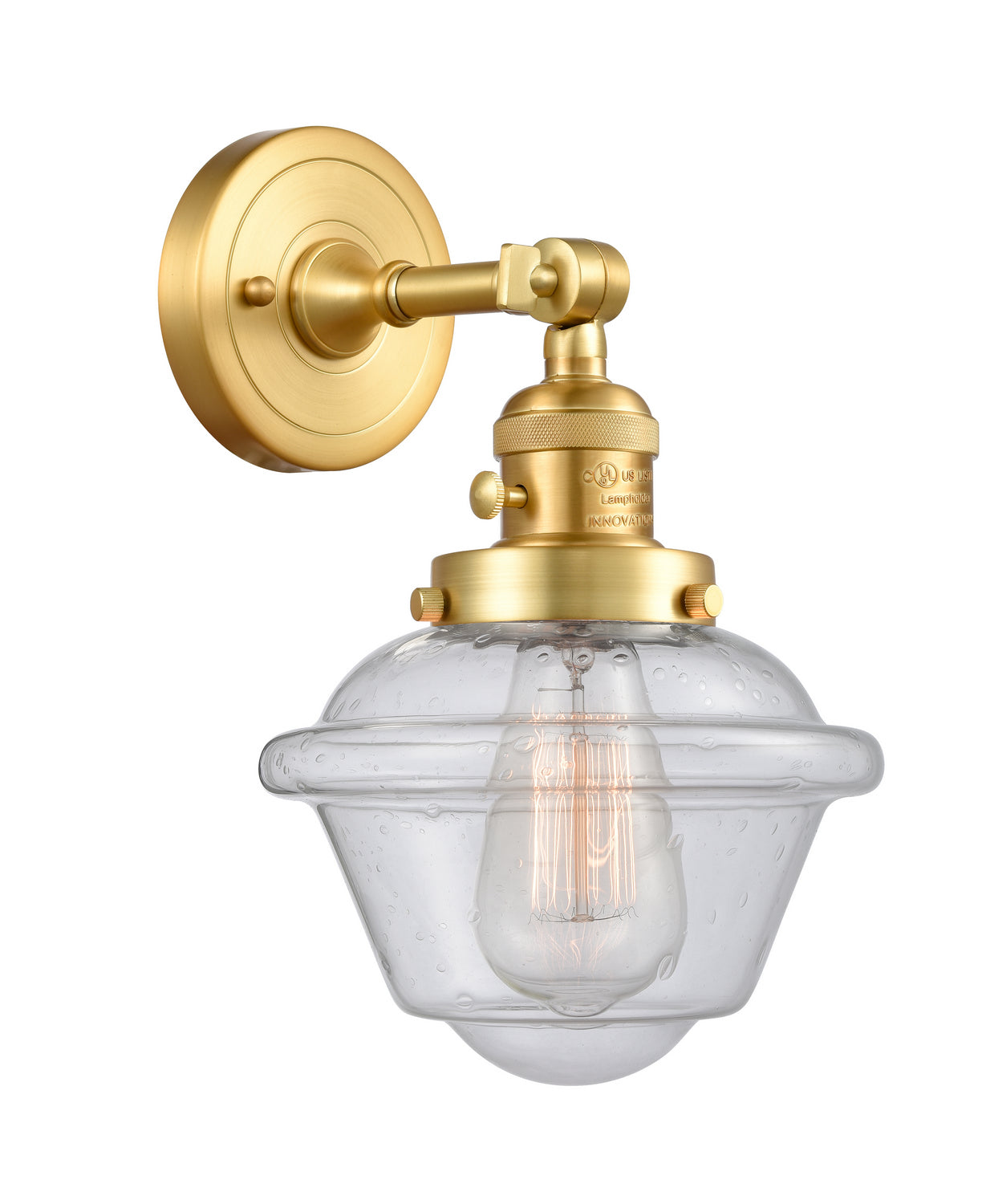 Innovations - 203SW-SG-G534 - One Light Wall Sconce - Franklin Restoration - Satin Gold