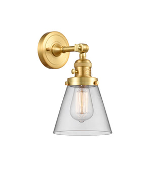 Innovations - 203SW-SG-G62 - One Light Wall Sconce - Franklin Restoration - Satin Gold