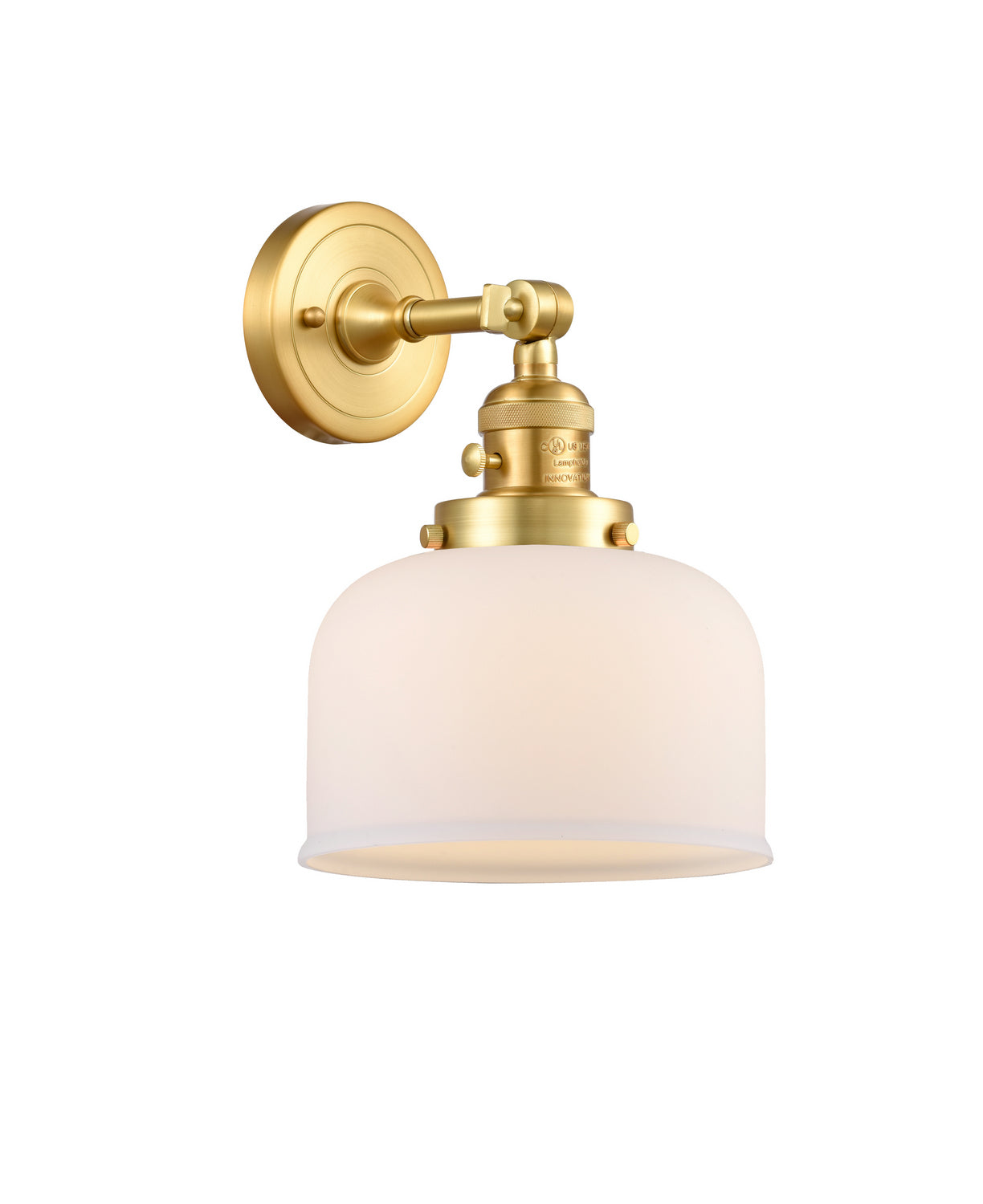 Innovations - 203SW-SG-G71 - One Light Wall Sconce - Franklin Restoration - Satin Gold