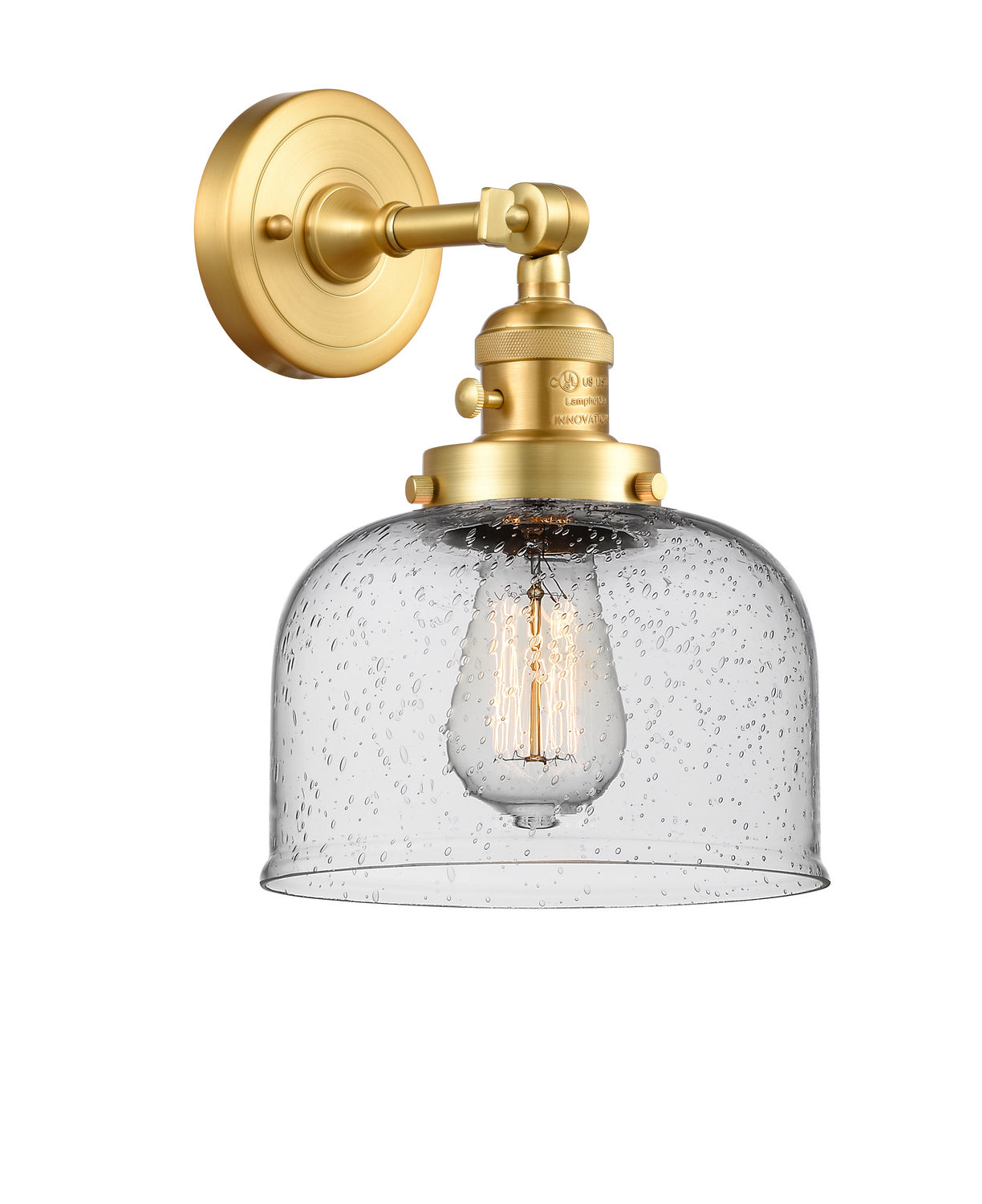 Innovations - 203SW-SG-G74 - One Light Wall Sconce - Franklin Restoration - Satin Gold