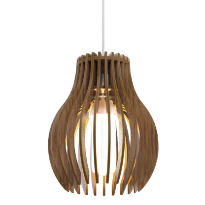 Accord Lighting - 1236.18 - One Light Pendant - Stecche di Legno - American Walnut