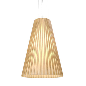 Accord Lighting - 1239.09 - One Light Pendant - Living Hinges - Louro Freijo