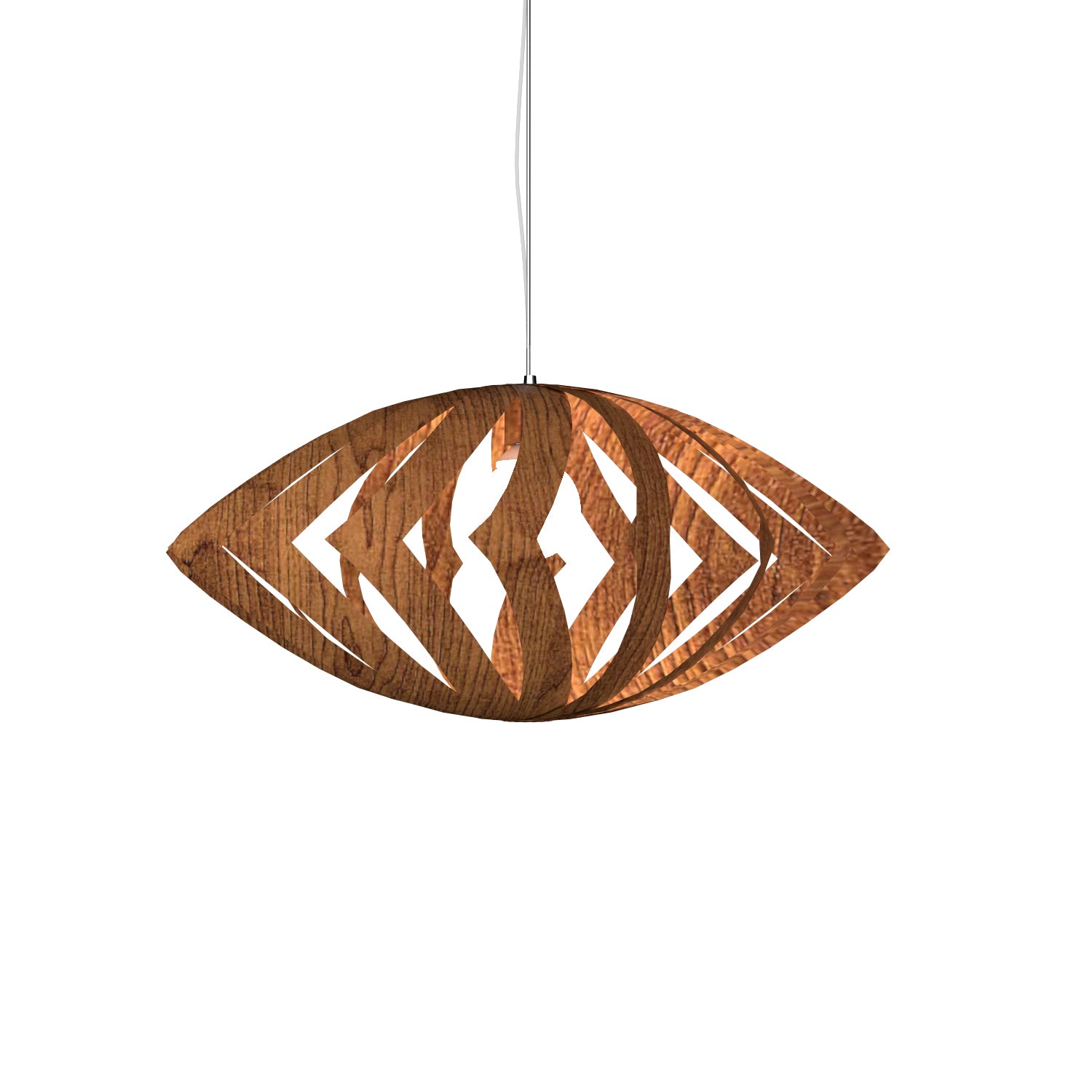 Accord Lighting - 1243.06 - One Light Pendant - Clean - Imbuia