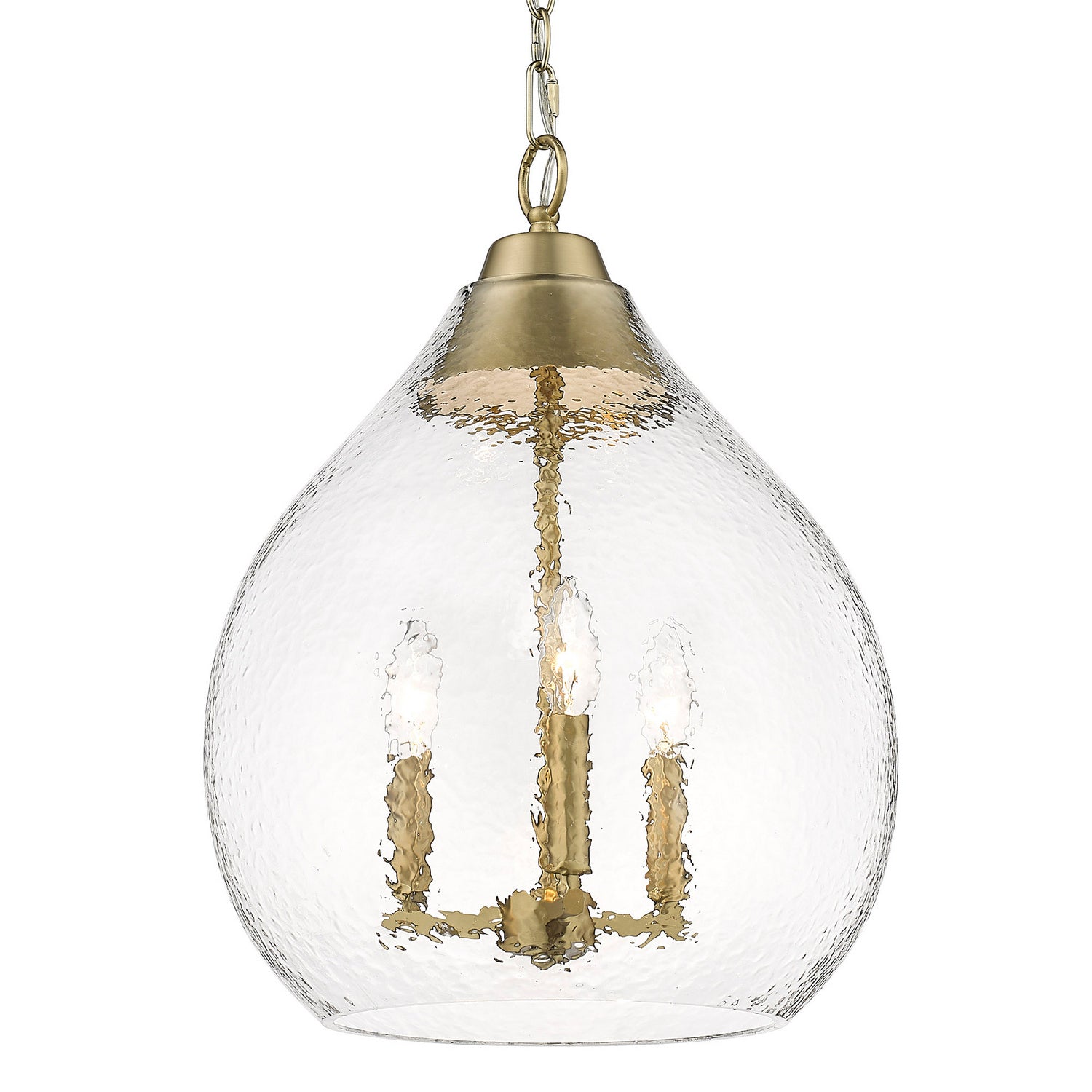 Golden - 1094-3P BCB-HCG - Three Light Pendant - Ariella BCB - Brushed Champagne Bronze