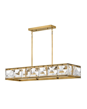 Fredrick Ramond - FR30106HBR - LED Linear Pendant - Jolie - Heritage Brass