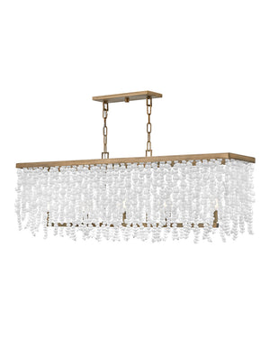 Fredrick Ramond - FR30208BNG - LED Linear Chandelier - Dune - Burnished Gold