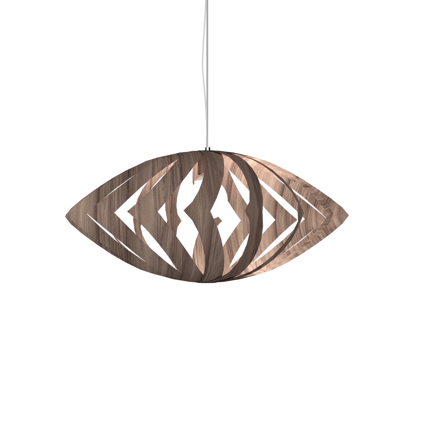 Accord Lighting - 1244.18 - One Light Pendant - Clean - American Walnut