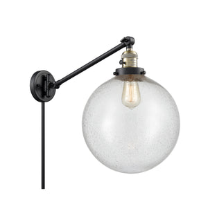 Innovations - 237-BAB-G204-12 - One Light Swing Arm Lamp - Franklin Restoration - Black Antique Brass