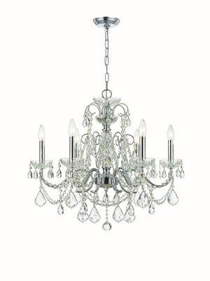 Crystorama - 3226-CH-CL-I - Six Light Chandelier - Imperial - Polished Chrome