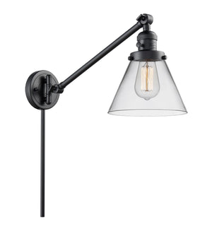 Innovations - 237-BK-G42-LED - LED Swing Arm Lamp - Franklin Restoration - Matte Black