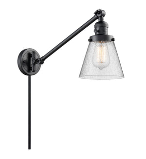 Innovations - 237-BK-G64-LED - LED Swing Arm Lamp - Franklin Restoration - Matte Black