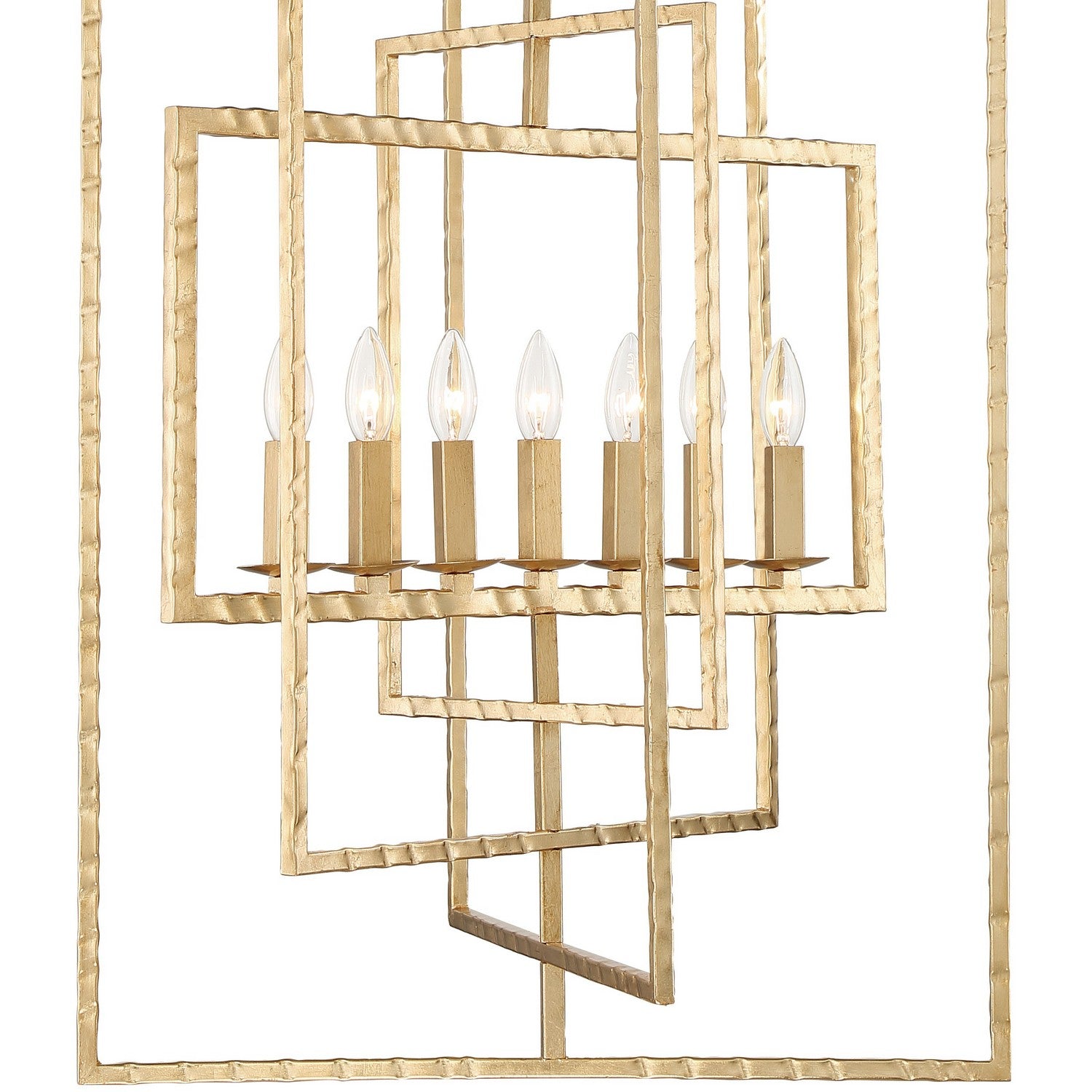 Crystorama - 339-GA - Seven Light Chandelier - Capri - Antique Gold