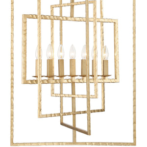 Crystorama - 339-GA - Seven Light Chandelier - Capri - Antique Gold