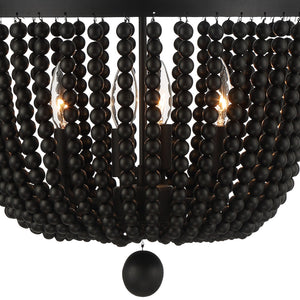 Crystorama - 604-MK - Four Light Chandelier - Rylee - Matte Black