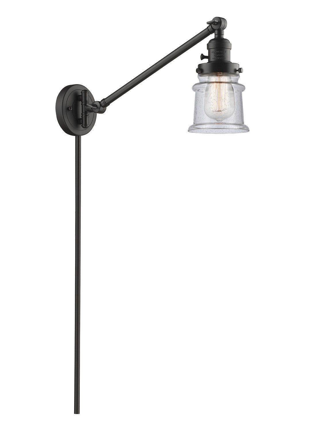 Innovations - 237-OB-G184S-LED - LED Swing Arm Lamp - Franklin Restoration - Oil Rubbed Bronze