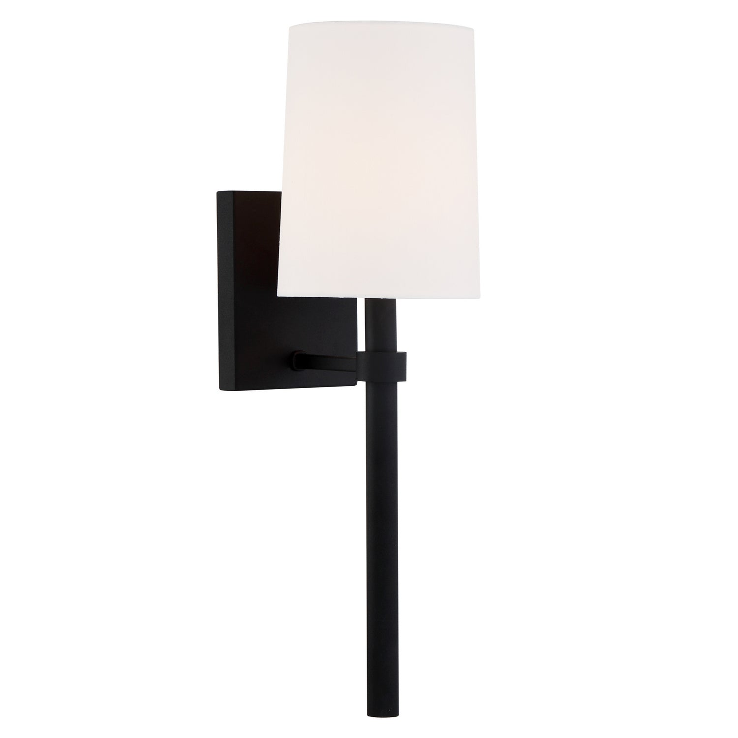 Crystorama - BRO-451-BF - One Light Wall Sconce - Bromley - Black Forged