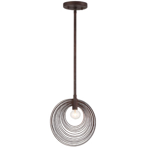 Crystorama - DOR-B7700-FB - One Light Pendant - Doral - Forged Bronze