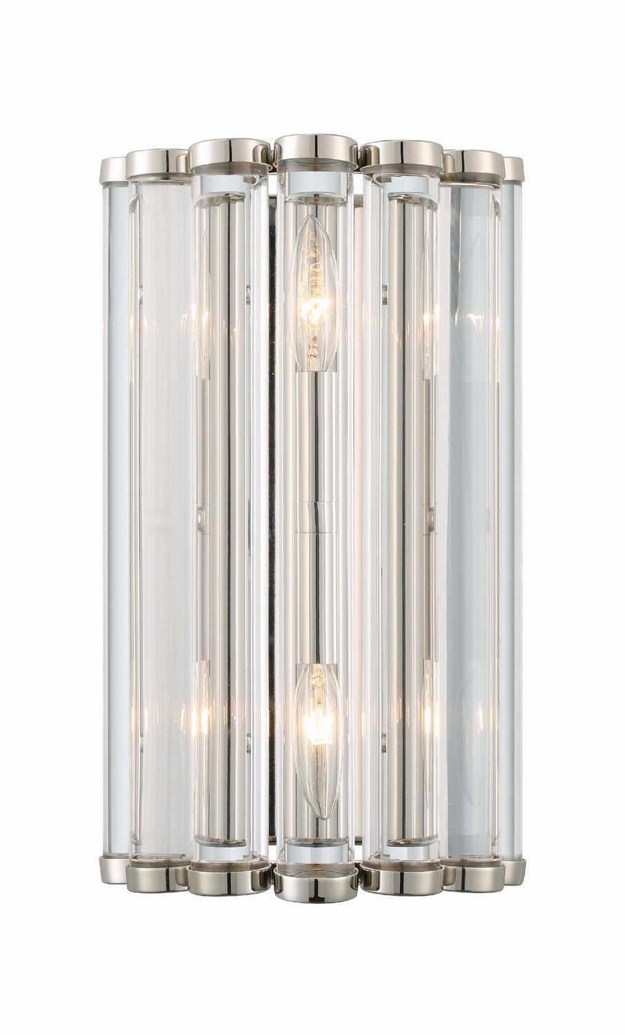 Crystorama - ELL-B3002-PN - Two Light Wall Sconce - Elliot - Polished Nickel