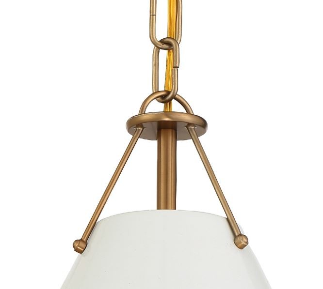 Crystorama - XAV-B8301-VG - One Light Pendant - Xavier - Vibrant Gold