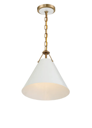Crystorama - XAV-B8301-VG - One Light Pendant - Xavier - Vibrant Gold