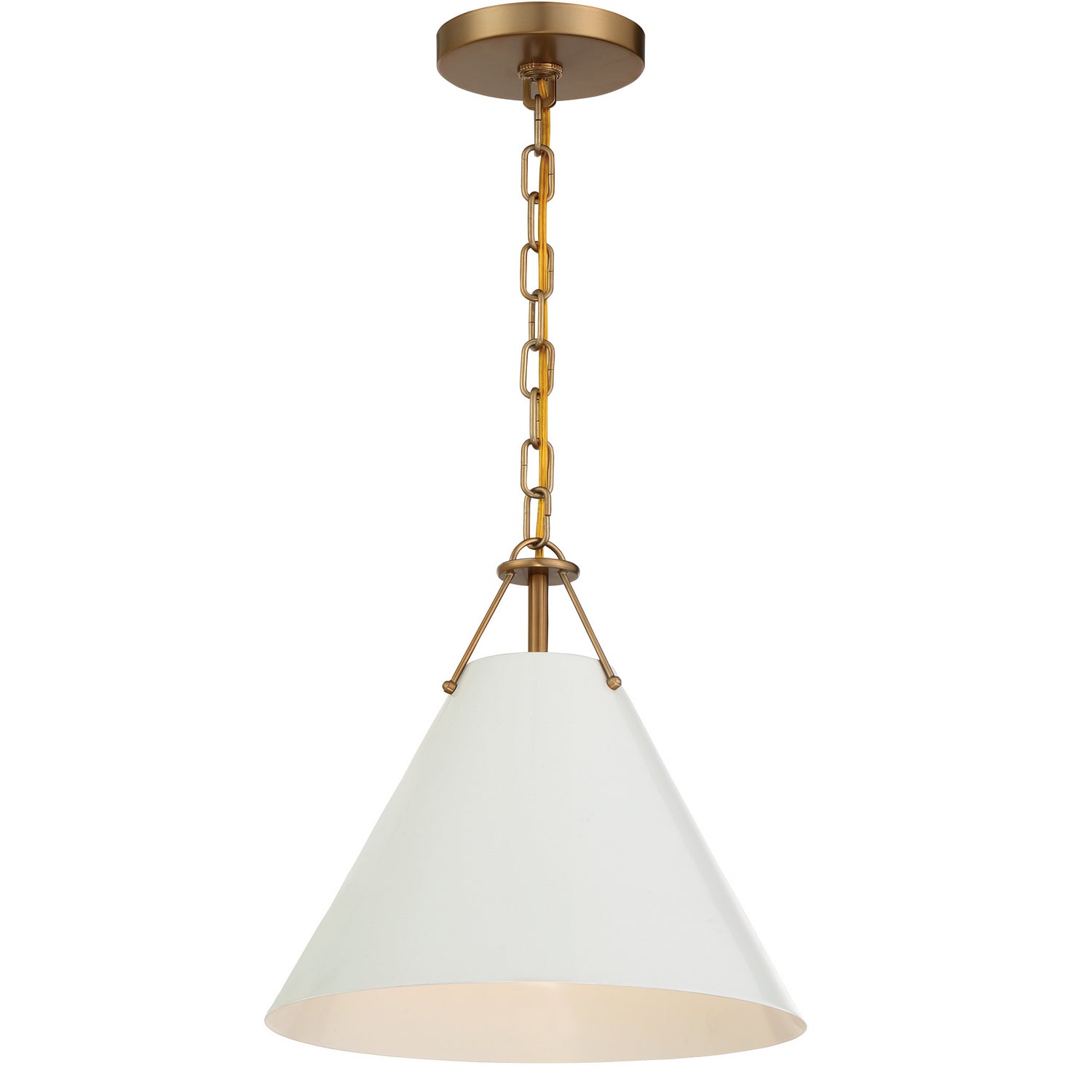 Crystorama - XAV-B8301-VG - One Light Pendant - Xavier - Vibrant Gold