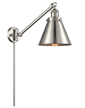 Innovations - 237-SN-M13-SN-LED - LED Swing Arm Lamp - Franklin Restoration - Brushed Satin Nickel