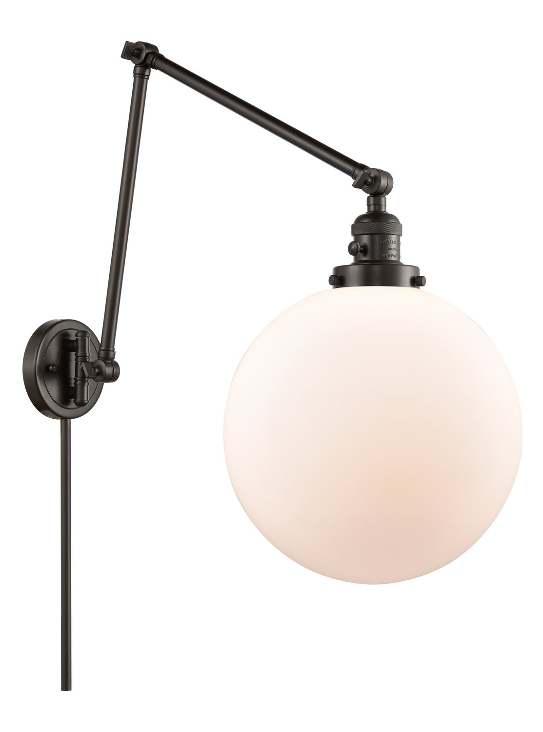 Innovations - 238-OB-G201-12 - One Light Swing Arm Lamp - Franklin Restoration - Oil Rubbed Bronze