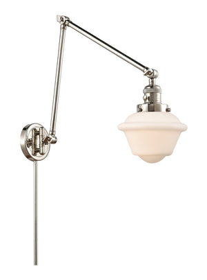 Innovations - 238-PN-G531 - One Light Swing Arm Lamp - Franklin Restoration - Polished Nickel