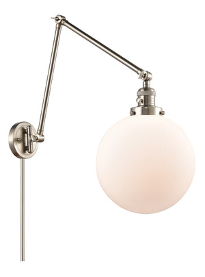 Innovations - 238-SN-G201-10 - One Light Swing Arm Lamp - Franklin Restoration - Brushed Satin Nickel